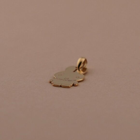 14k Solid Gold Rabbit Charm | Everyday Jewelry | Fine Jewelry | - Picture 4 of 10